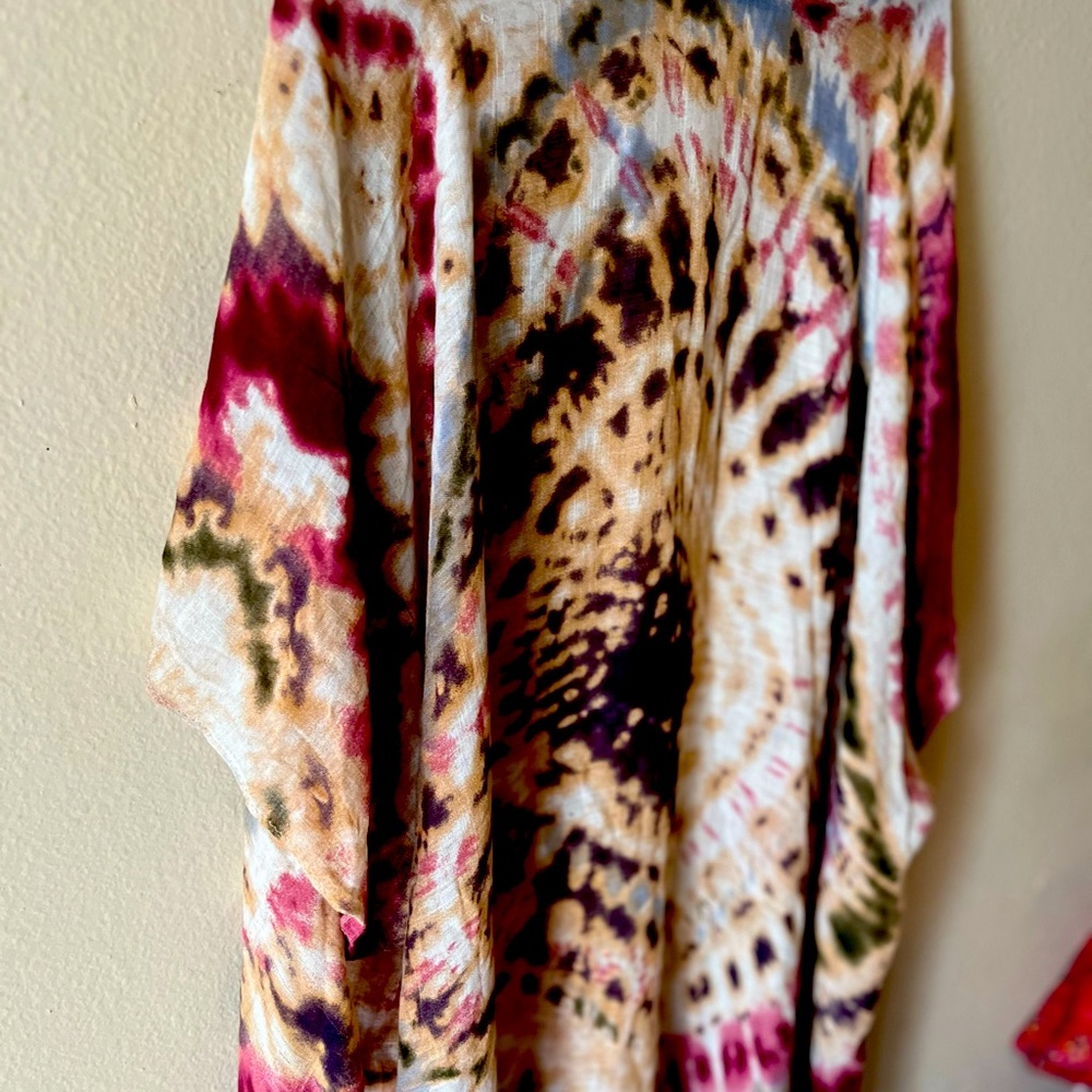 Super soft Ruggine Cotton Tie Dyed Kimono